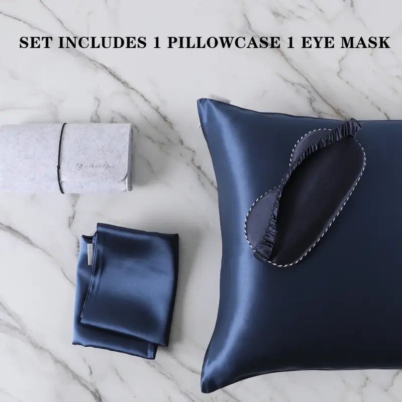 100% Mulberry Silk Pillowcase - Standard Size 22 Momme Luxury Bedding for Hair and Skin Protection - Image 20