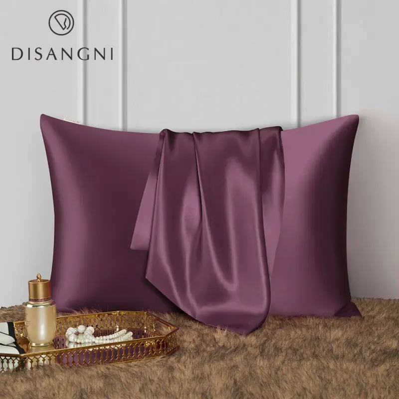 100% Mulberry Silk Pillowcase 22 Momme - Standard Size Luxury Bedding for Hair and Skin Protection - Image 14