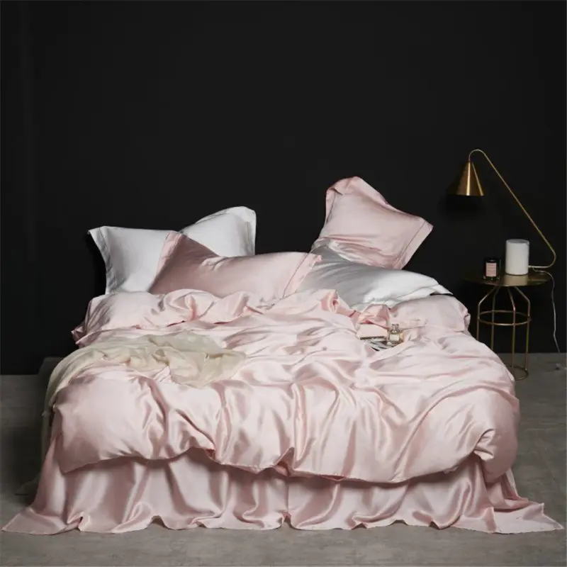 100% Pure Silk Bedding Set - Queen King Luxury Cooling Duvet Cover Set for Comfortable Sleep - Image 9