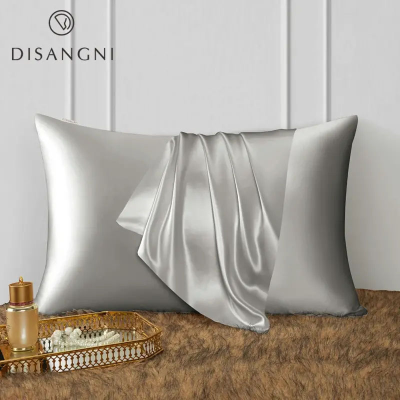 100% Mulberry Silk Pillowcase 22 Momme - Standard Size Luxury Bedding for Hair and Skin Protection - Image 5