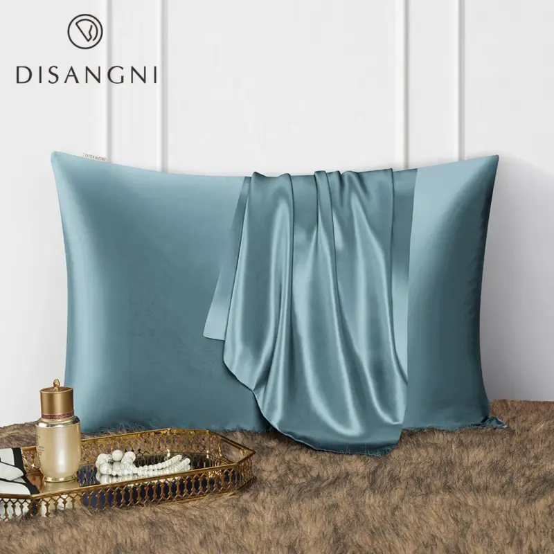 100% Mulberry Silk Pillowcase 22 Momme - Standard Size Luxury Bedding for Hair and Skin Protection - Image 4