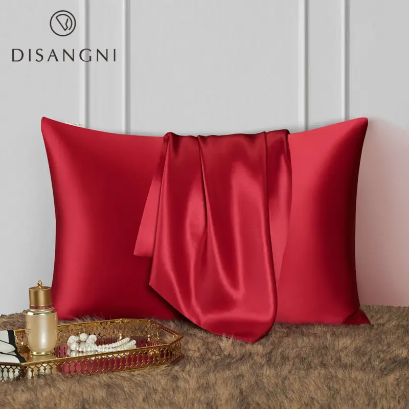 100% Mulberry Silk Pillowcase 22 Momme - Standard Size Luxury Bedding for Hair and Skin Protection - Image 15
