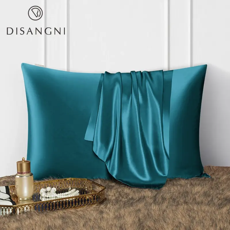 100% Mulberry Silk Pillowcase 22 Momme - Standard Size Luxury Bedding for Hair and Skin Protection - Image 9