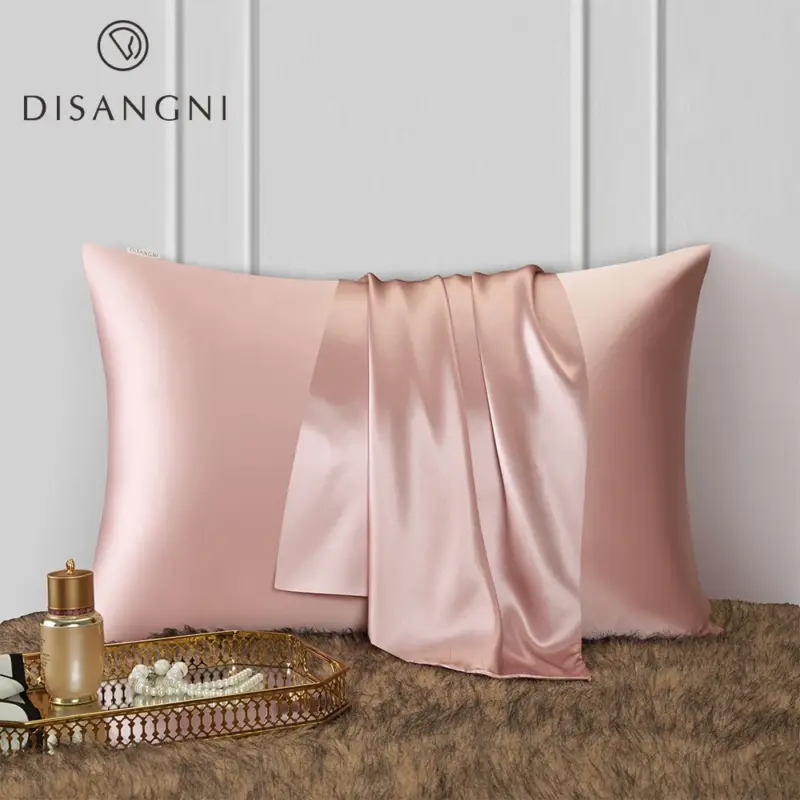 100% Mulberry Silk Pillowcase 22 Momme - Standard Size Luxury Bedding for Hair and Skin Protection - Image 2