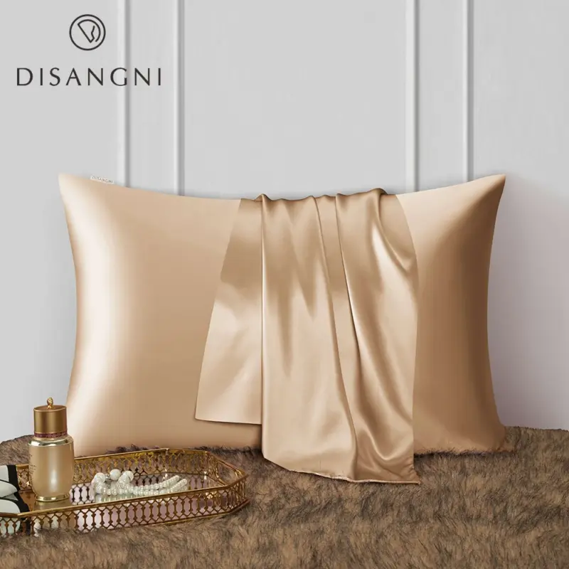 100% Mulberry Silk Pillowcase 22 Momme - Standard Size Luxury Bedding for Hair and Skin Protection - Image 3