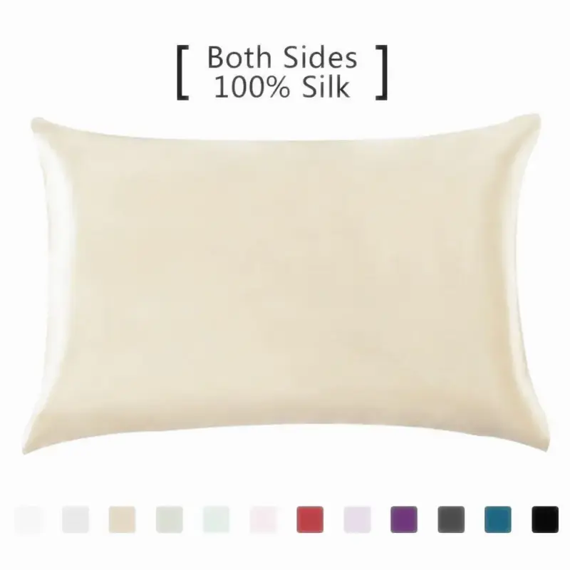 100% Mulberry Silk Pillowcase - Standard Size Luxury Bedding for Healthier Hair and Skin - Image 12