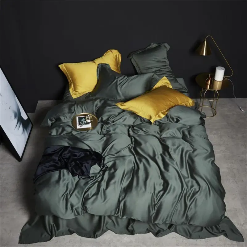 100% Mulberry Silk Bedding Set - Queen King Luxury 4-Piece Cooling Duvet Cover for Better Sleep - Image 12