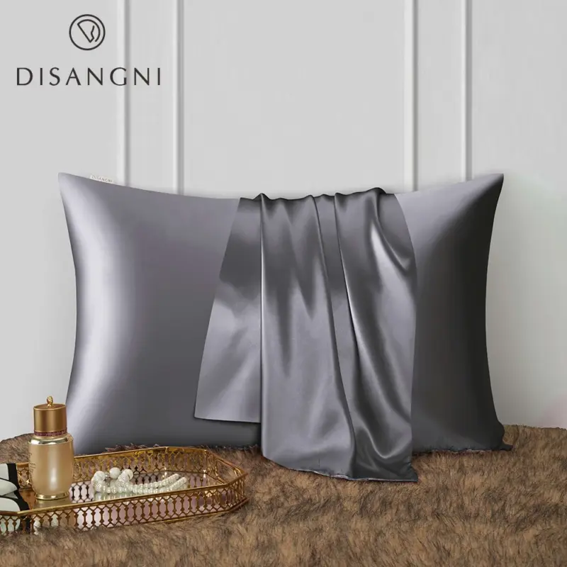 100% Mulberry Silk Pillowcase 22 Momme - Standard Size Luxury Bedding for Hair and Skin Protection - Image 6
