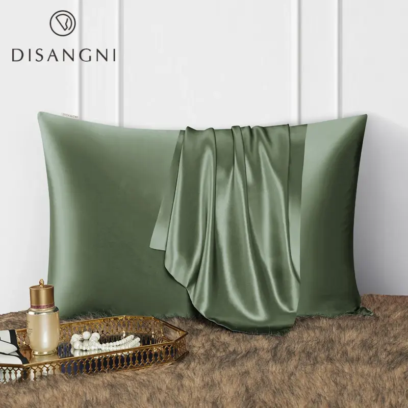 100% Mulberry Silk Pillowcase 22 Momme - Standard Size Luxury Bedding for Hair and Skin Protection - Image 16