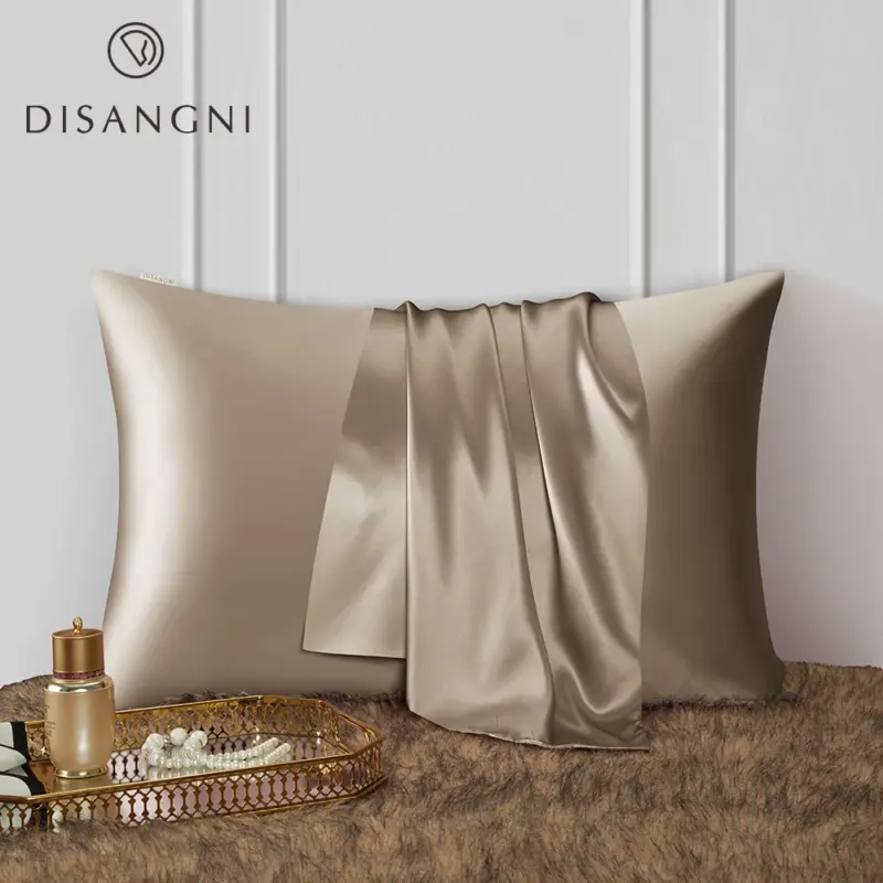 100% Mulberry Silk Pillowcase 22 Momme - Standard Size Luxury Bedding for Hair and Skin Protection - Image 10