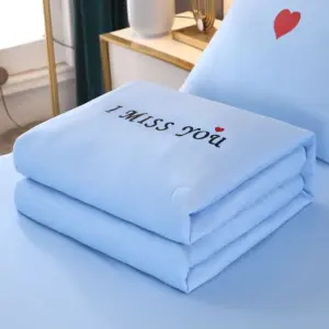 Cooling Cotton Summer Quilt - Embroidered Lightweight Bedding for Hot Sleepers