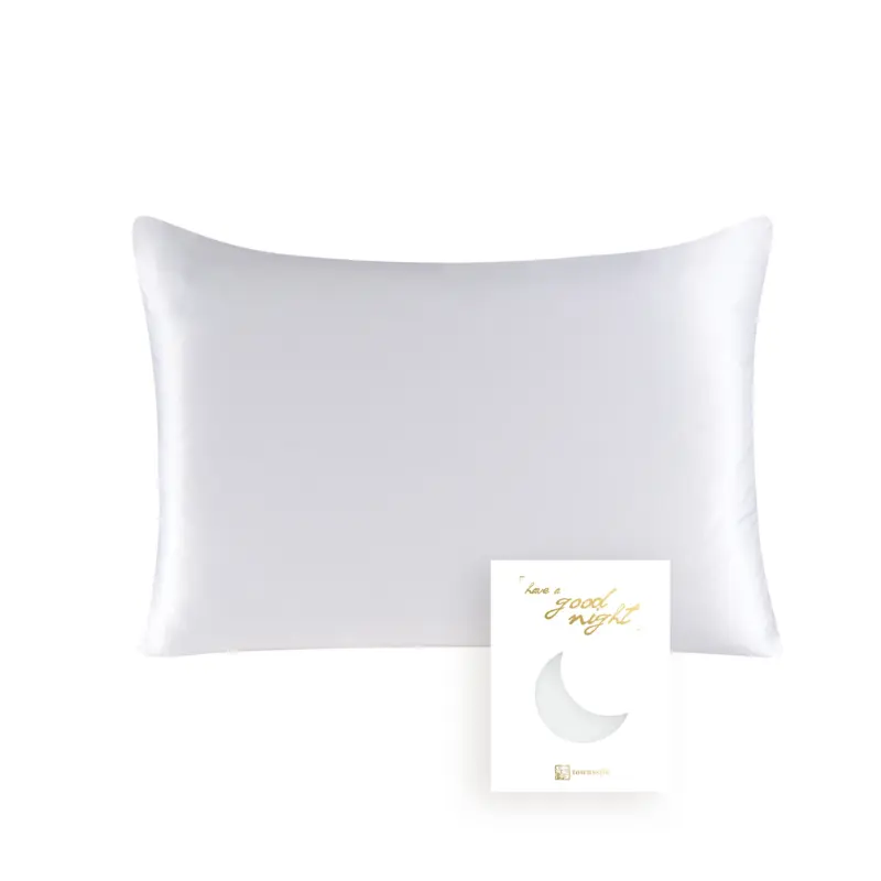 100% Mulberry Silk Pillowcase - Standard Size Hypoallergenic Luxury Bedding with Hidden Zipper for Hair and Skin - Image 13