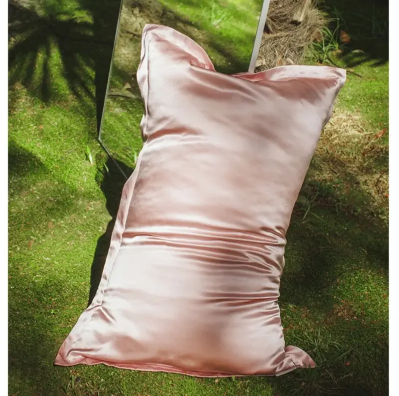 100% Mulberry Silk Pillowcase - Standard Size Luxury Hypoallergenic Bedding for Hair and Skin Protection