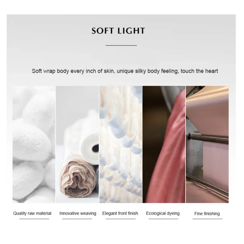 100% Pure Silk Duvet Cover Set - Luxury White Bedding with Pillowcases for Healthy Skin - Image 3