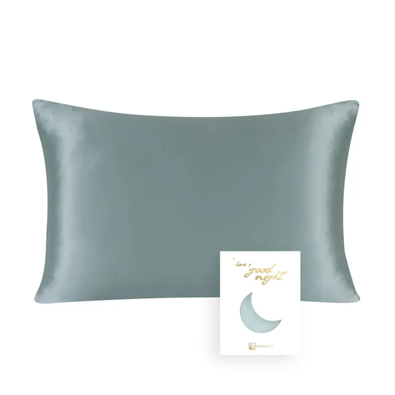 100% Mulberry Silk Pillowcase - Standard Size Hypoallergenic Luxury Bedding with Hidden Zipper for Hair and Skin - Image 18