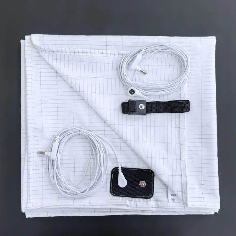 Silver Fiber Earthing Bed Sheet - 90x280cm Grounded Antistatic Cotton Blend for Better Sleep - Image 8