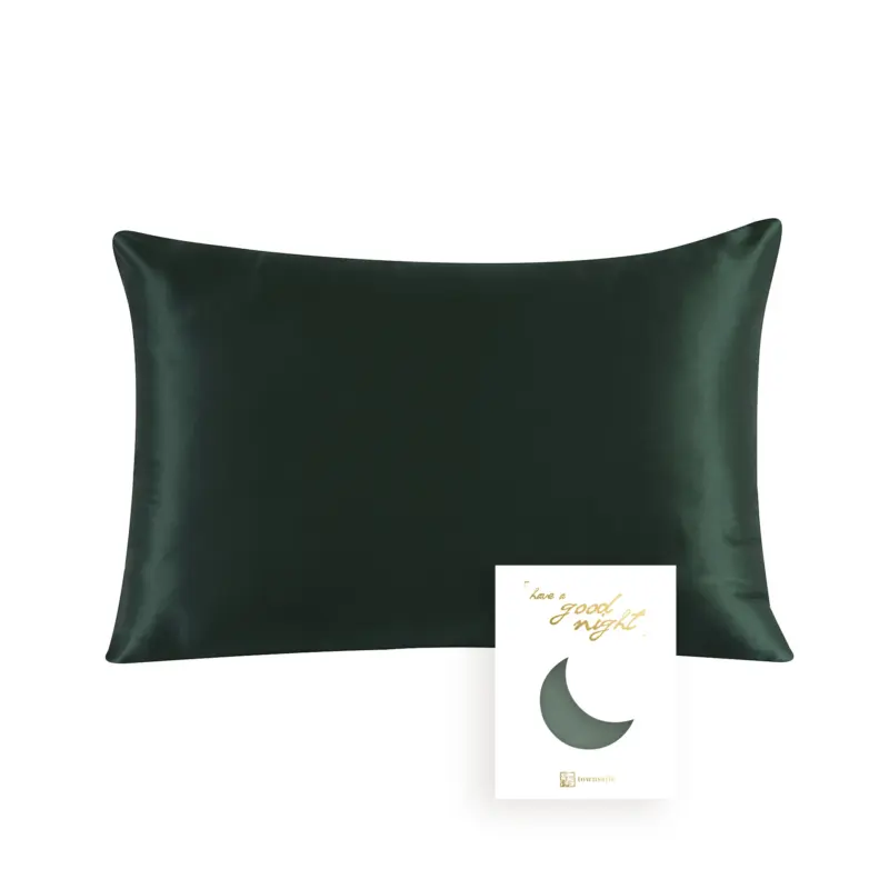 100% Mulberry Silk Pillowcase - Standard Size Hypoallergenic Luxury Bedding with Hidden Zipper for Hair and Skin - Image 14