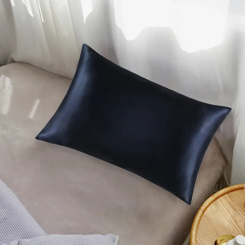 100% Mulberry Silk Pillowcase - Standard Size 19 Momme Luxury Bedding with Hidden Zipper for Hair & Skin - Image 9