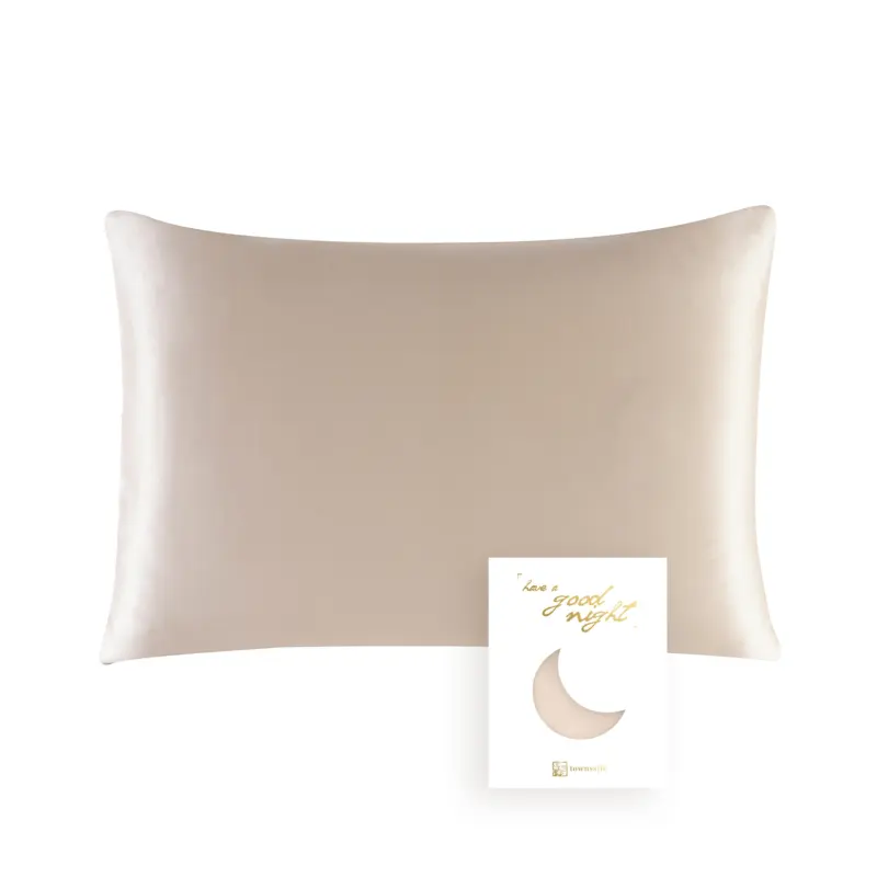 100% Mulberry Silk Pillowcase - Standard Size Hypoallergenic Luxury Bedding with Hidden Zipper for Hair and Skin - Image 11