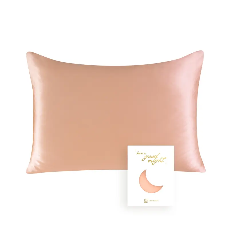 100% Mulberry Silk Pillowcase - Standard Size Hypoallergenic Luxury Bedding with Hidden Zipper for Hair and Skin - Image 4