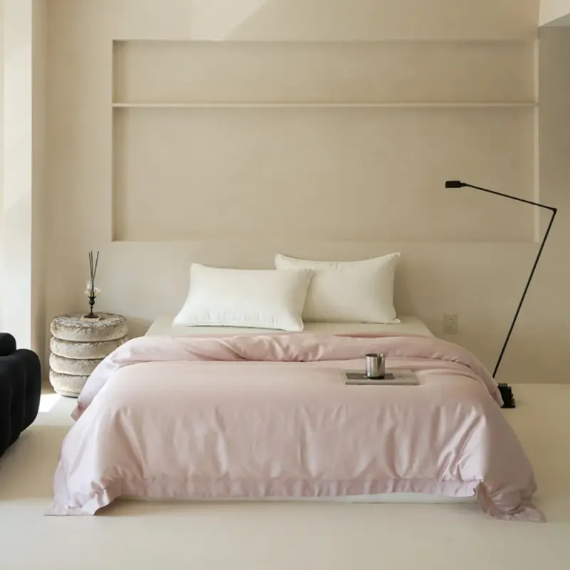 100% Pure Silk Duvet Cover Set - Luxury White Bedding with Pillowcases for Healthy Skin - Image 7