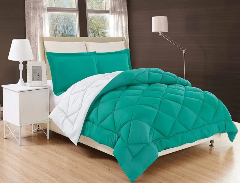 Luxury 8-Piece Bed-in-a-Bag Comforter Set - Full/Queen Size Silky Soft Bedding with Storage Pockets - Image 2