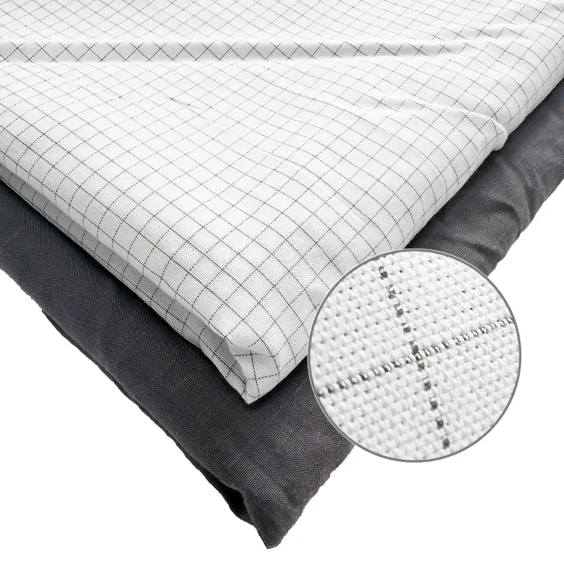 Premium Silver Fiber Earthing Fitted Sheet - Antistatic Grounded Bedding for Improved Sleep and Health - Image 4