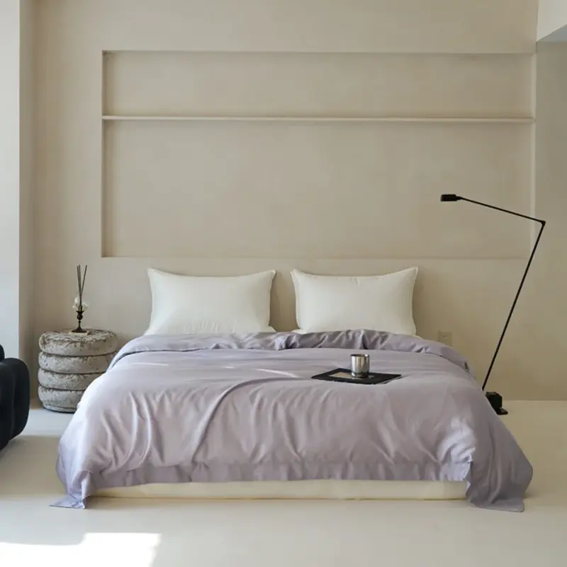 100% Pure Silk Duvet Cover Set - Luxury White Bedding with Pillowcases for Healthy Skin - Image 10
