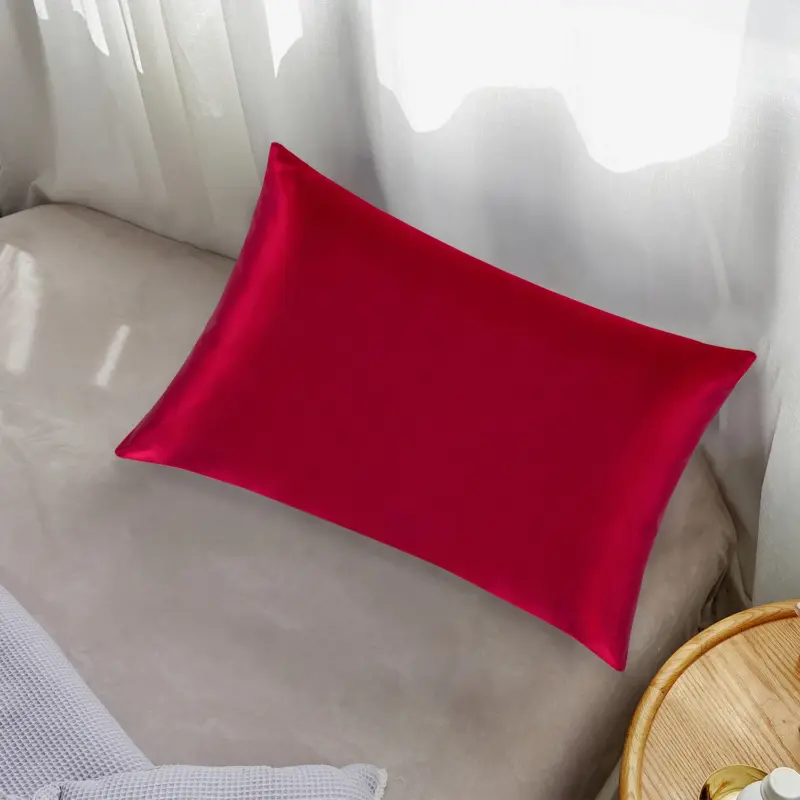 100% Mulberry Silk Pillowcase - Standard Size 19 Momme Luxury Bedding with Hidden Zipper for Hair & Skin - Image 12