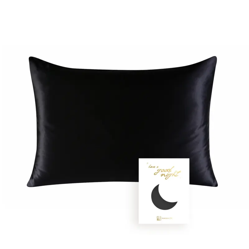 100% Mulberry Silk Pillowcase - Standard Size Hypoallergenic Luxury Bedding with Hidden Zipper for Hair and Skin - Image 15