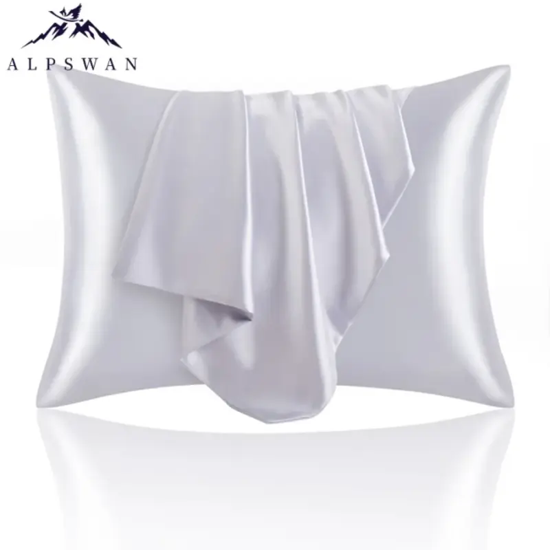 Satin Pillowcase Set - Standard Size Silky Pillow Covers with Hidden Zipper for Hair & Skin Protection - Image 4