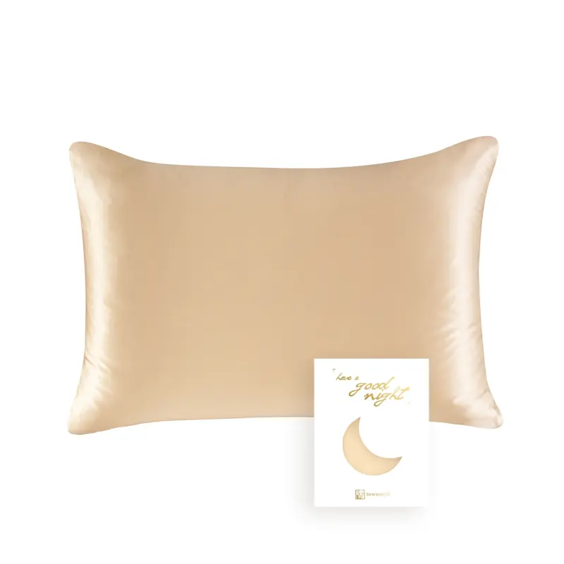 100% Mulberry Silk Pillowcase - Standard Size Hypoallergenic Luxury Bedding with Hidden Zipper for Hair and Skin - Image 7