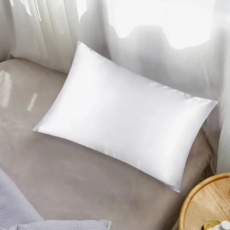100% Mulberry Silk Pillowcase - Standard Size 19 Momme Luxury Bedding with Hidden Zipper for Hair & Skin - Image 10