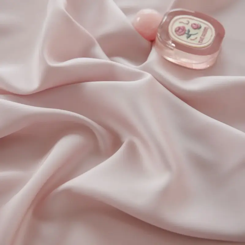 100% Pure Silk Duvet Cover Set - Pink Luxury Bedding Set with Pillowcases for Healthy Skin - Image 2