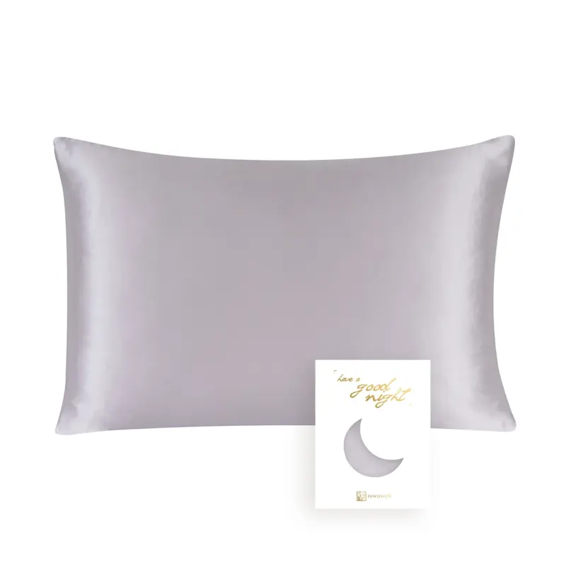100% Mulberry Silk Pillowcase - Standard Size Hypoallergenic Luxury Bedding with Hidden Zipper for Hair and Skin - Image 9