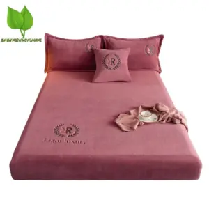 Plush Fleece Fitted Sheet - Queen King Twin Deep Pocket Winter Warm Bedding for Cozy Sleep