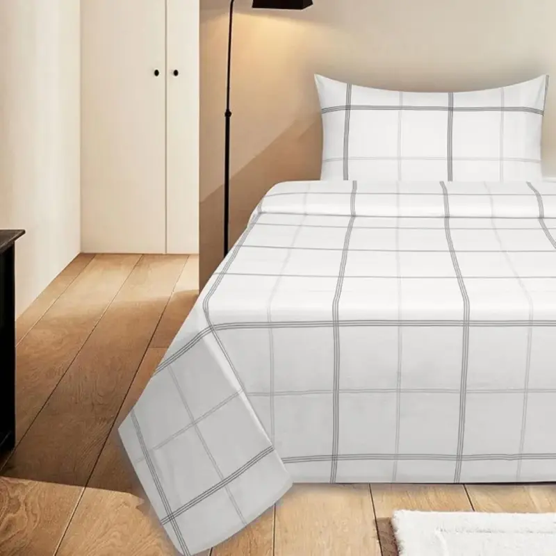 Printed Flannel Bed Sheet Set - 3-Piece All Season Soft Microfiber Bedding for Cozy Comfort - Image 3