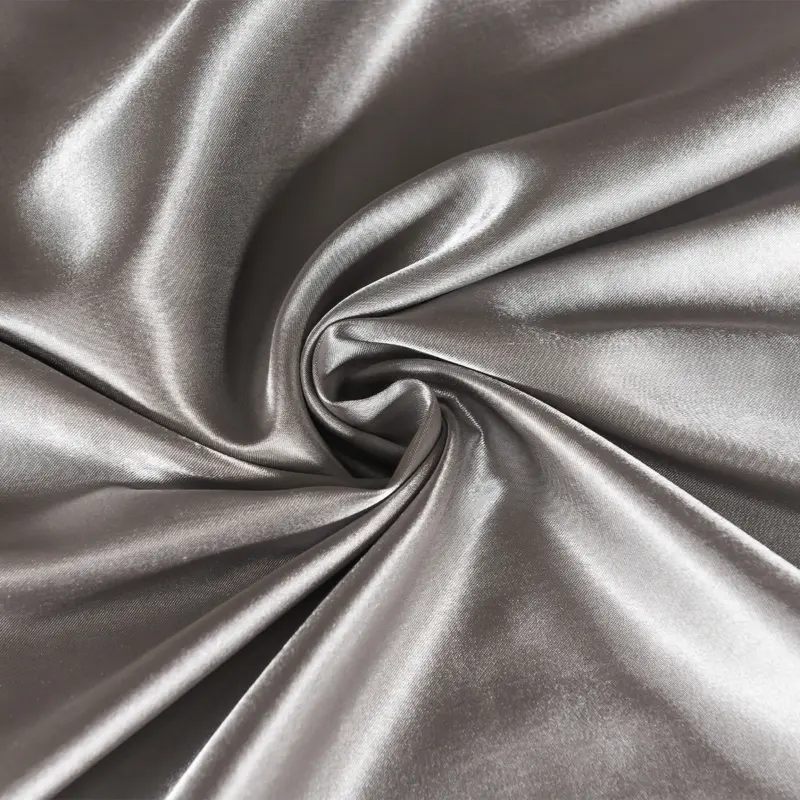 100% Microfiber Satin Bedding Set - 3-Piece Reversible Luxury Comforter Set with Pillowcases for Soft Comfort - Image 6