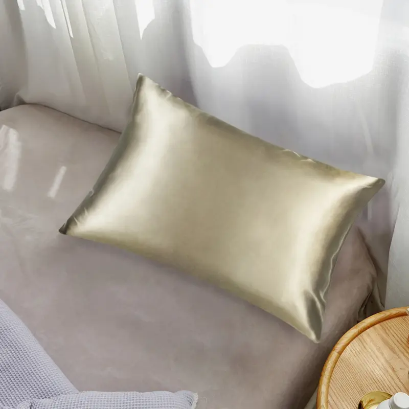 100% Mulberry Silk Pillowcase - Standard Size 19 Momme Luxury Bedding with Hidden Zipper for Hair & Skin - Image 7