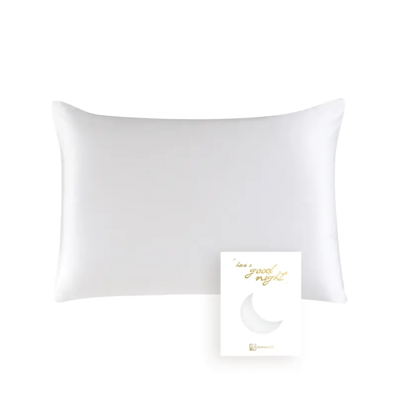 100% Mulberry Silk Pillowcase - Standard Size Hypoallergenic Luxury Bedding with Hidden Zipper for Hair and Skin - Image 10