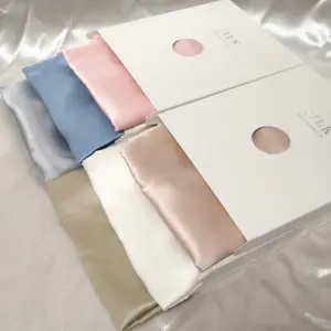 100% Mulberry Silk Pillowcase - Standard Size Luxury Bedding with Hidden Zipper for Hair & Skin Care
