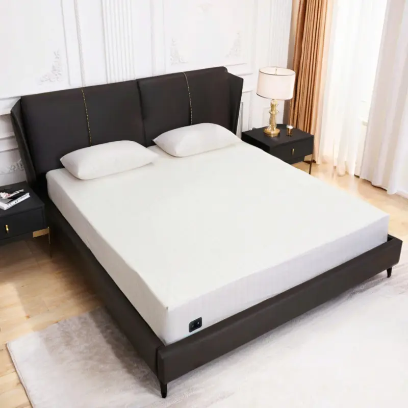 Silver Fiber Fitted Sheet - Grounded Earthing Bedding with Conductive Cord for Better Sleep - Image 4