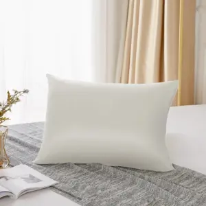 100% Mulberry Silk Pillowcase - 25 Momme Luxury Pure Silk Cover for Hair and Skin