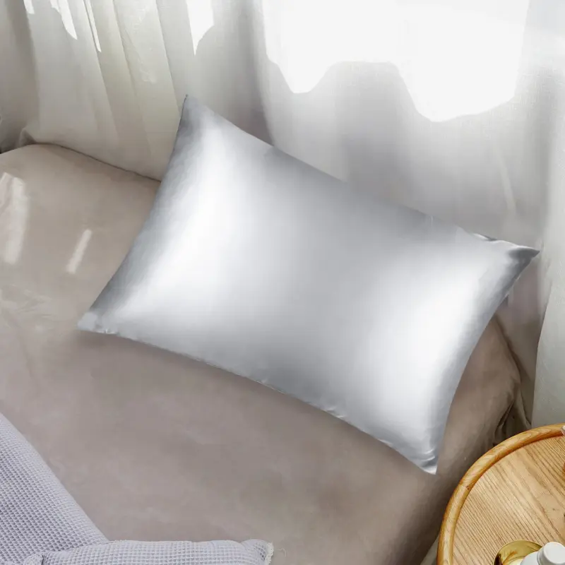 100% Mulberry Silk Pillowcase - Standard Size 19 Momme Luxury Bedding with Hidden Zipper for Hair & Skin - Image 6