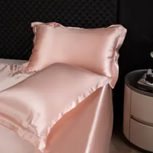 100% Mulberry Silk Bedding Set - King Size Luxury Sheet Collection for Ultimate Sleep Comfort