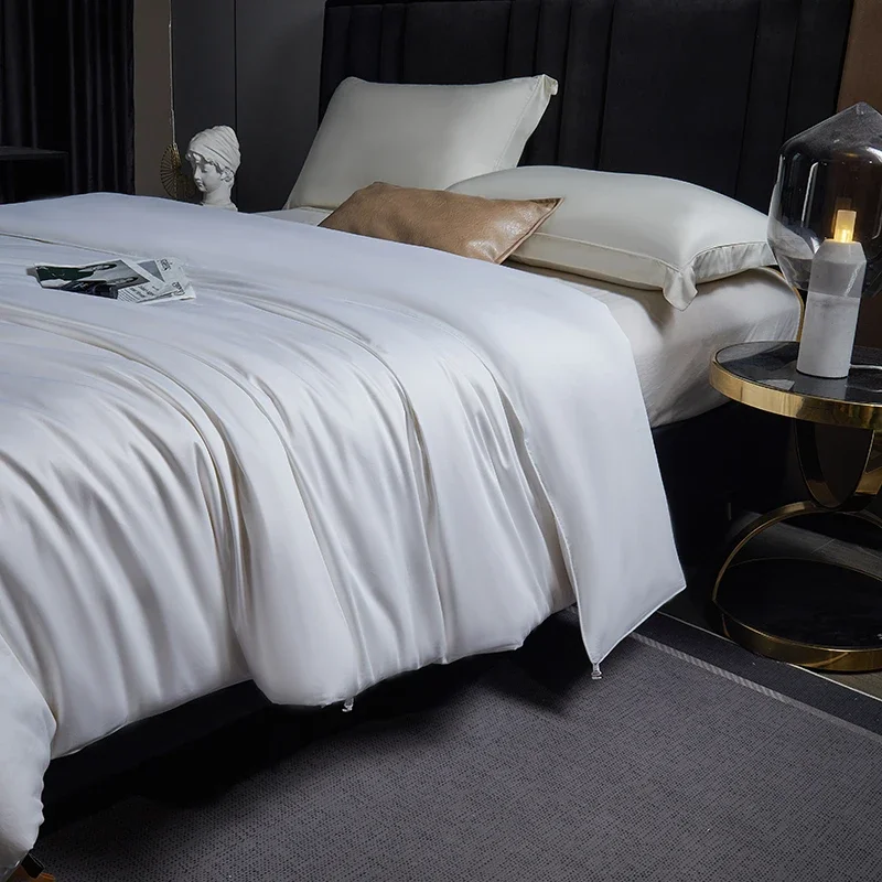 Temperature damage comparison on silk sheets from improper care